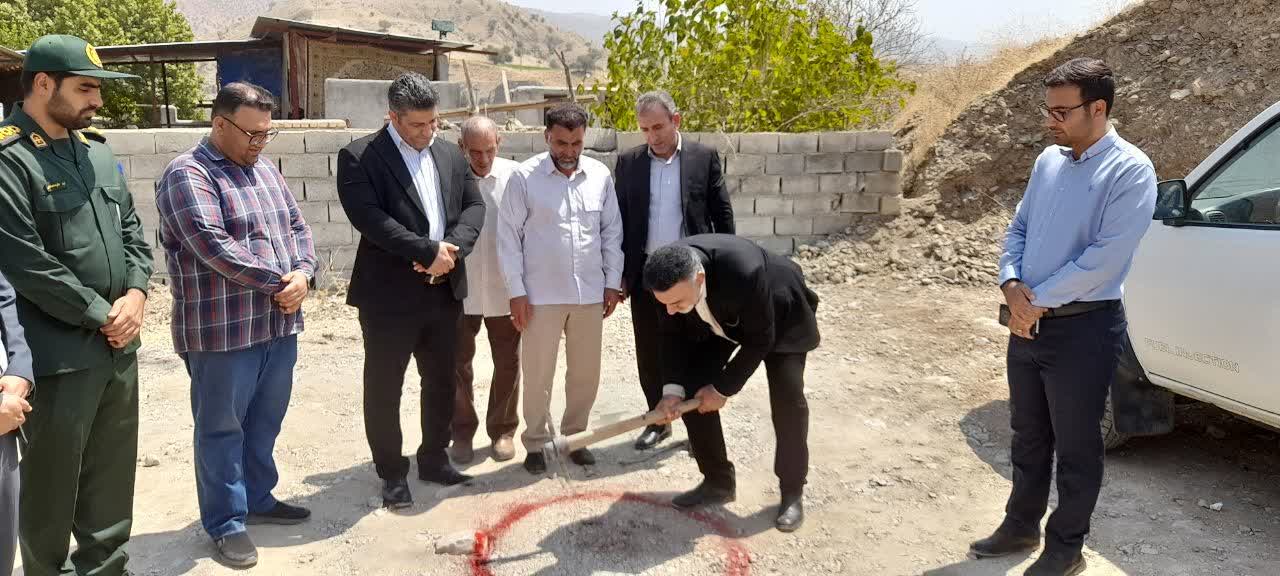 کلنگ زنی ایستگاه خودکار هواشناسی معمولان